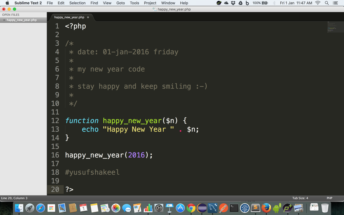 yusufshakeel's tweet image. #HappyNewYear #ilovecode #yusufshakeel