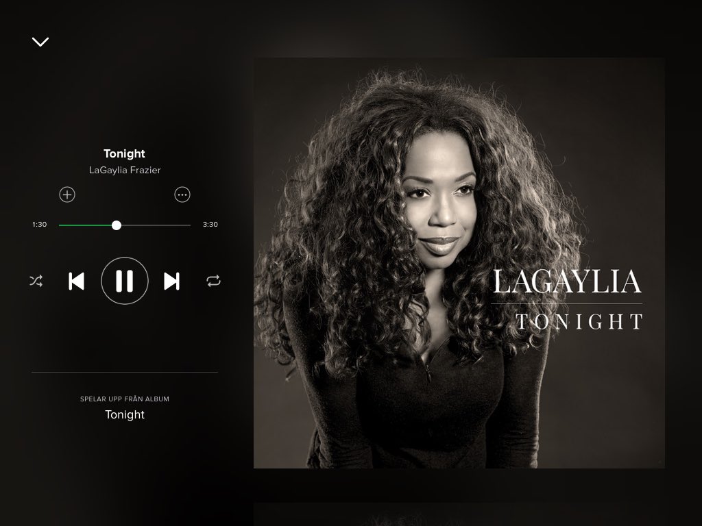 CarithaMalmgren's tweet photo. Check out!! @LagayliaFrazier's new single "Tonight" available on #Spotify now! #amazingvoice https://t.co/58DduSoS1D https://t.co/7lMKmL8t1a
