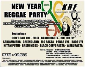 FelixSka25's tweet photo. #scheduleFelix | Minggu 3 Jan 16 | "New Year Reggae Party" | @Lap.Sikasur Belik - Pemalang | 14.00 wib | Htm: 10rb https://t.co/nD9KkljNh0