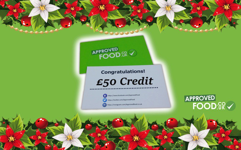 Retailbarcode's tweet image. RT &amp;amp; FLLW @ApprovedFood To #WIN A £50 Voucher for Approved Food! Ends 04/01 Thanks to Approved Food! #FreebieFriday