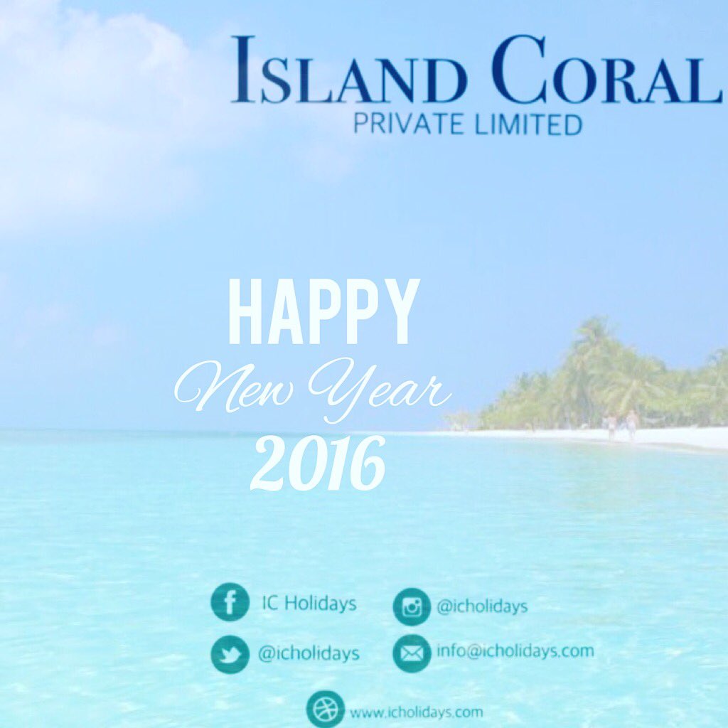 icholidays's tweet photo. Wish u and your family a very Happy New Year 2016! https://t.co/HChsYufHz2