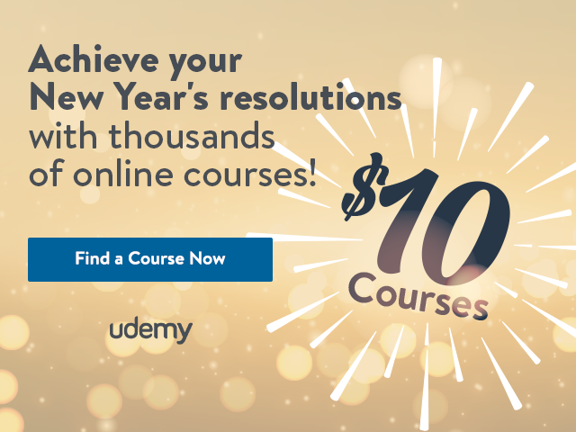 CoursePromoter's tweet image. Just $10 for Over 17,000 Courses on #Udemy bit.ly/UdemyDeal2016 Please #RT this #Deal #Coupon #NewYears