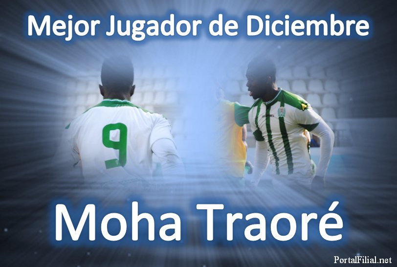 Por segundo mes consecutivo <a href="/mohatrd/">moha traore</a> es elegido mejor jugador del mes por nuestros seguidores 🌟🏆⚽