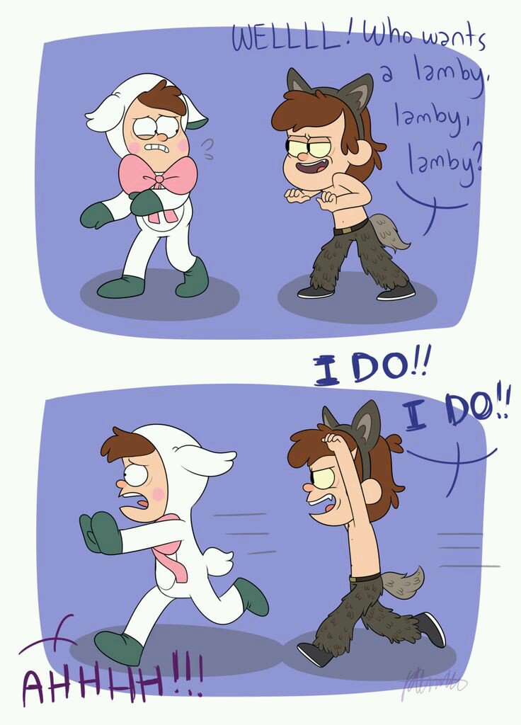 Dipper Pines Lamby Dance