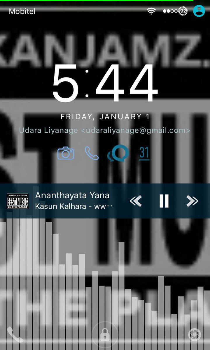 meetudara's tweet image. Amazing lock screen with player, visualizer and frequent apps #cyanagenmode #13 #xposedModules