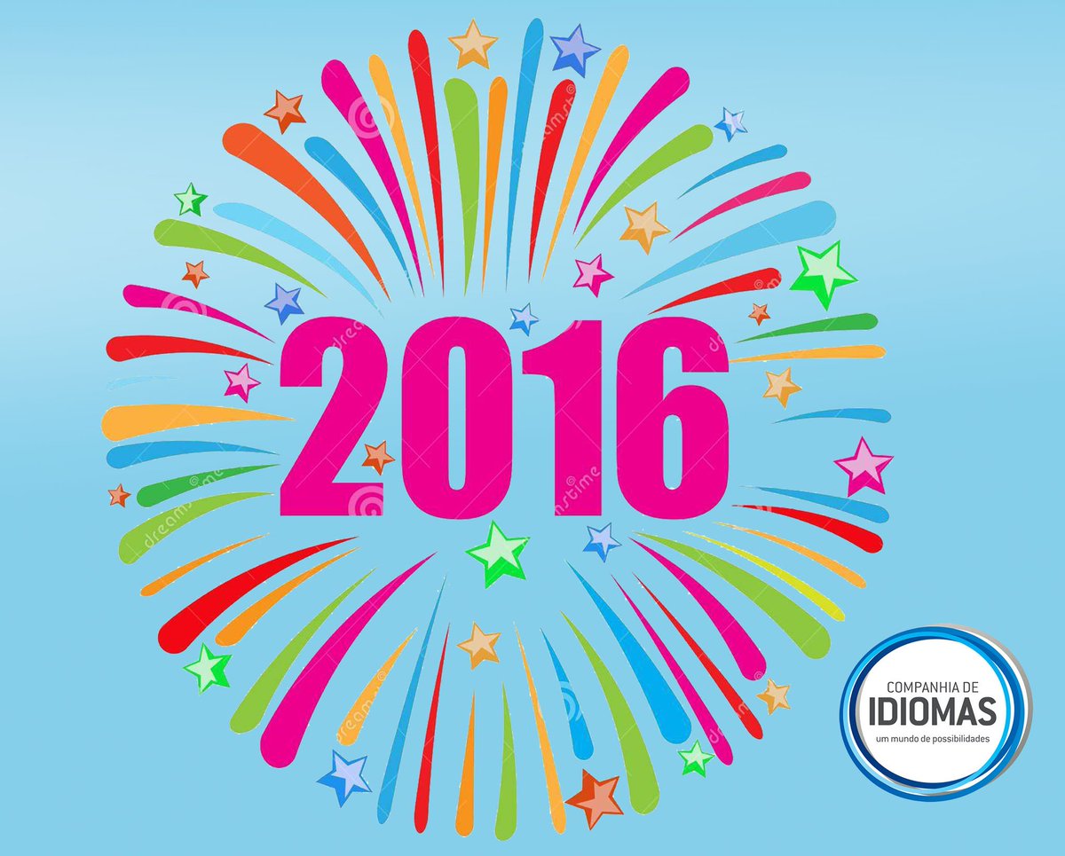 CIdiomas's tweet image. E você chegou, 2016! Derrame sobre nós sua alegria, energia e esperança de um ano lindo! #CompanhiaDeIdiomas