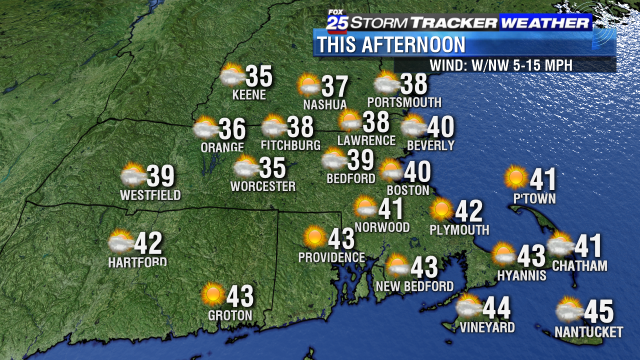 ShiriSpear's tweet image. Look at that!  Some NORMAL temperatures this afternoon! #fox25 #BackToWinter #WelcomeToJanuary