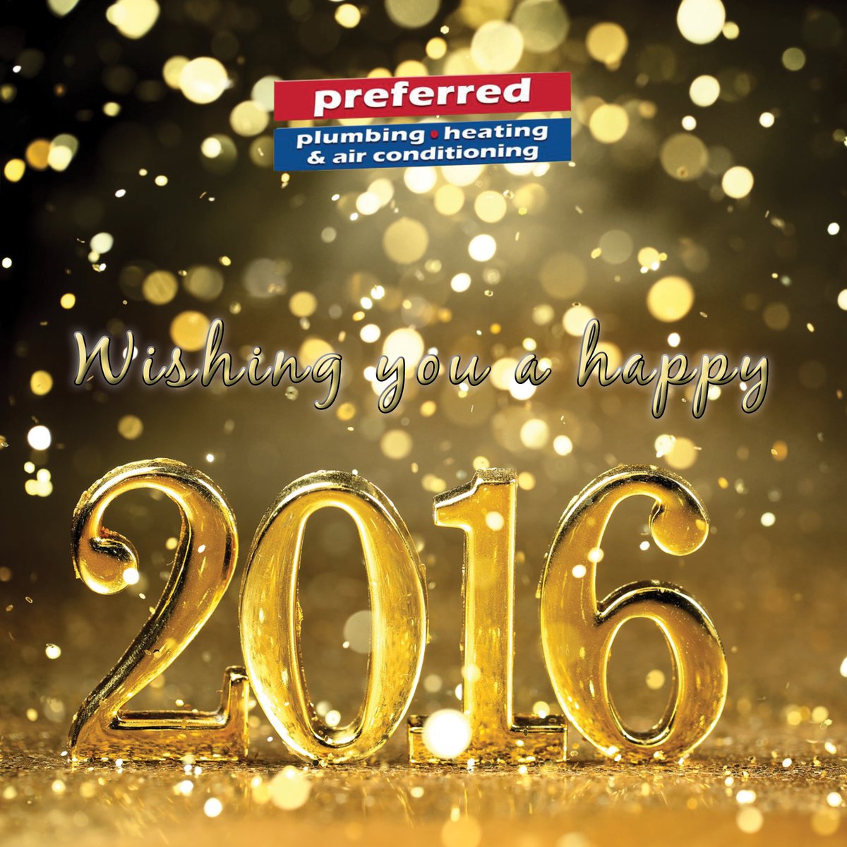 PreferredPHAC's tweet image. Happy New Year from all of us at Preferred Plumbing, Heating and Air Conditioning!