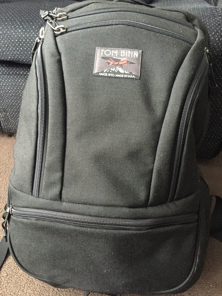 My new <a href="/tombihn/">TOM BIHN</a> Synapse 25. So lovely. I now want the Aeronaut 30 but shipping n tax to London is stopping me 😟