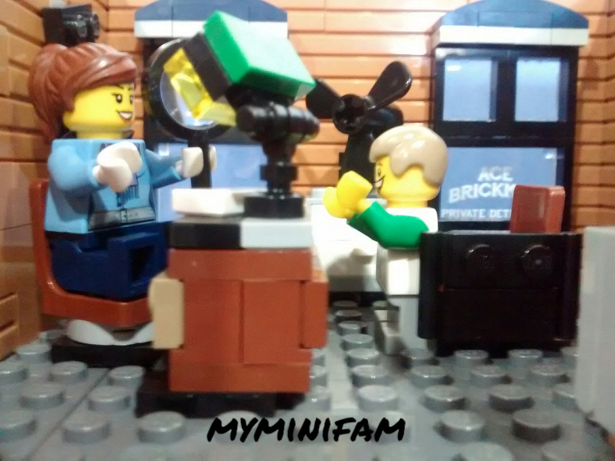 myminifam's tweet image. How I feel when my kid asks me to find something. Mom: Private Eye #setchange #legominifam