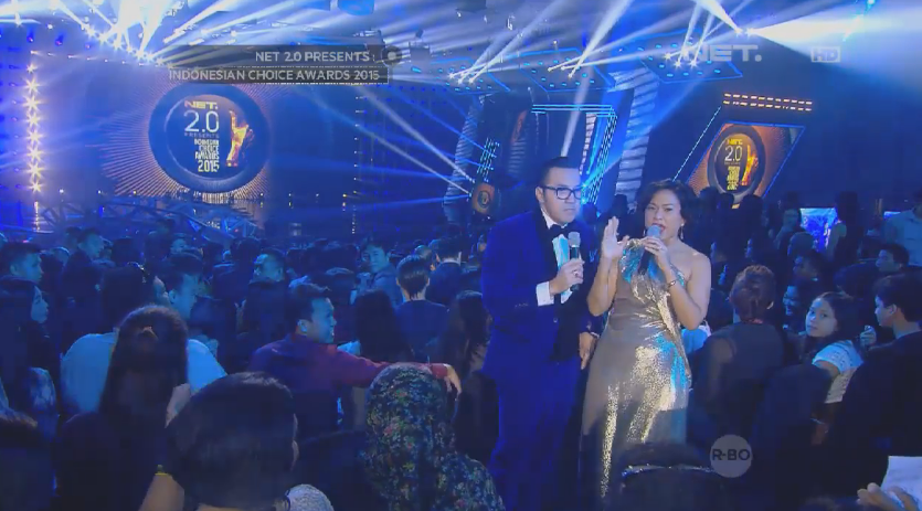 mdtvindonesia's tweet image. Host kece kita nih, @sarseh dan @davidbayu #MeriahnyaNET2