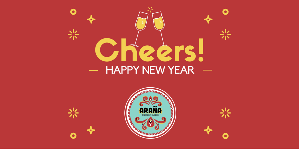 From all of us at Arana, Happy New Year! #cheers