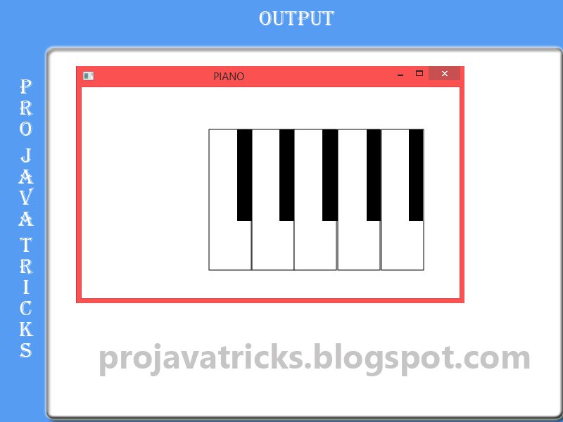 projavatricks's tweet image. See How To Create Piano In Java-Fx
projavatricks.blogspot.com/2015/10/how-to…