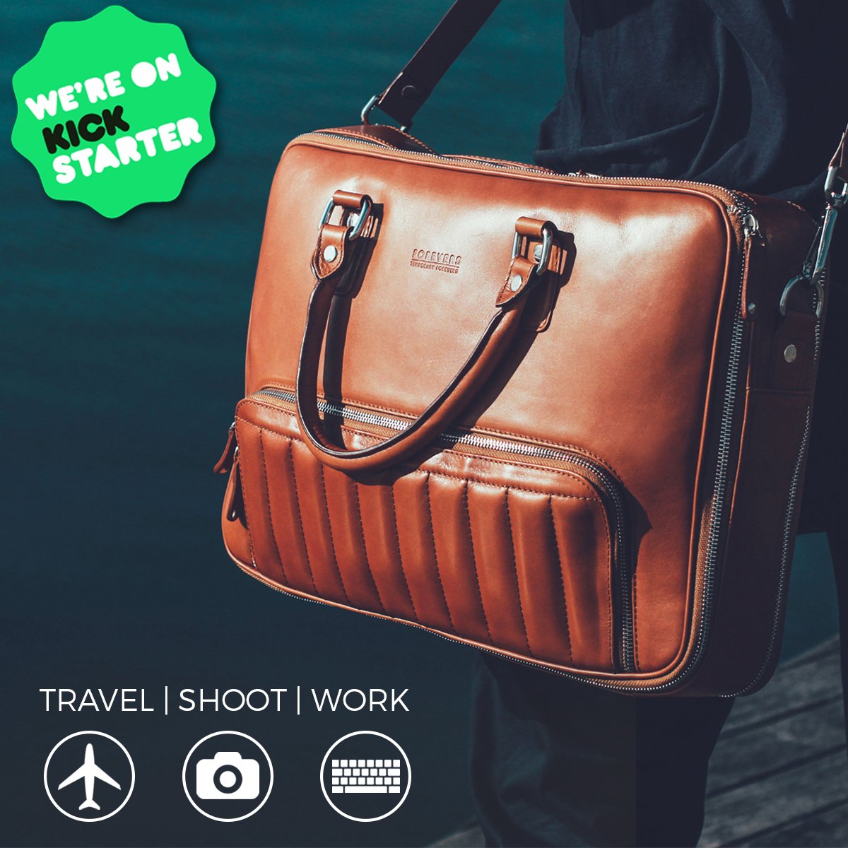 We have just reached 200 backers! Thank you all for your support bit.ly/48hrclassic #kickstarter #bag