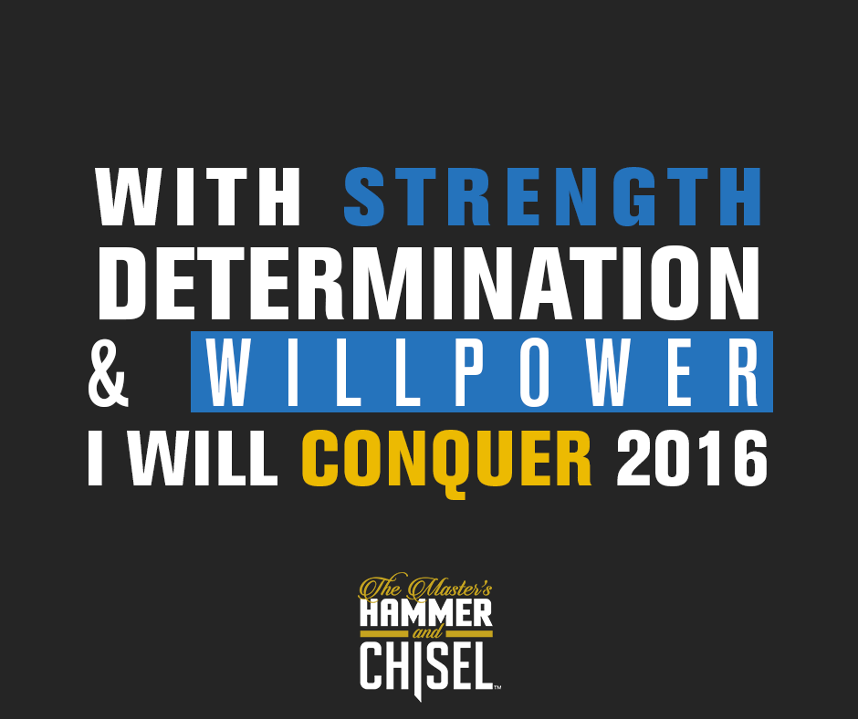 Thehammerchisel's tweet photo. Here's to conquering 2016! Who's with us? https://t.co/yh7nHdrwtf