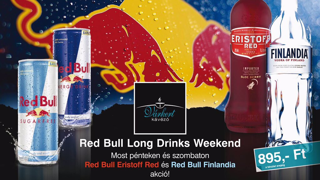 varkertkCsapata's tweet photo. Red Bull long drinks weekend https://t.co/82bO3ByxKy