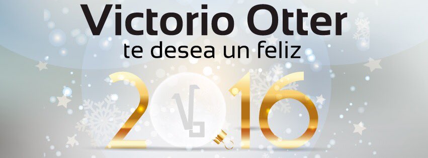 VictorioOtter's tweet photo. Feliz Año Nuevo!!!!!!!  De parte de todo el equipo de @VictorioOtter !! https://t.co/14mTv6SfZC