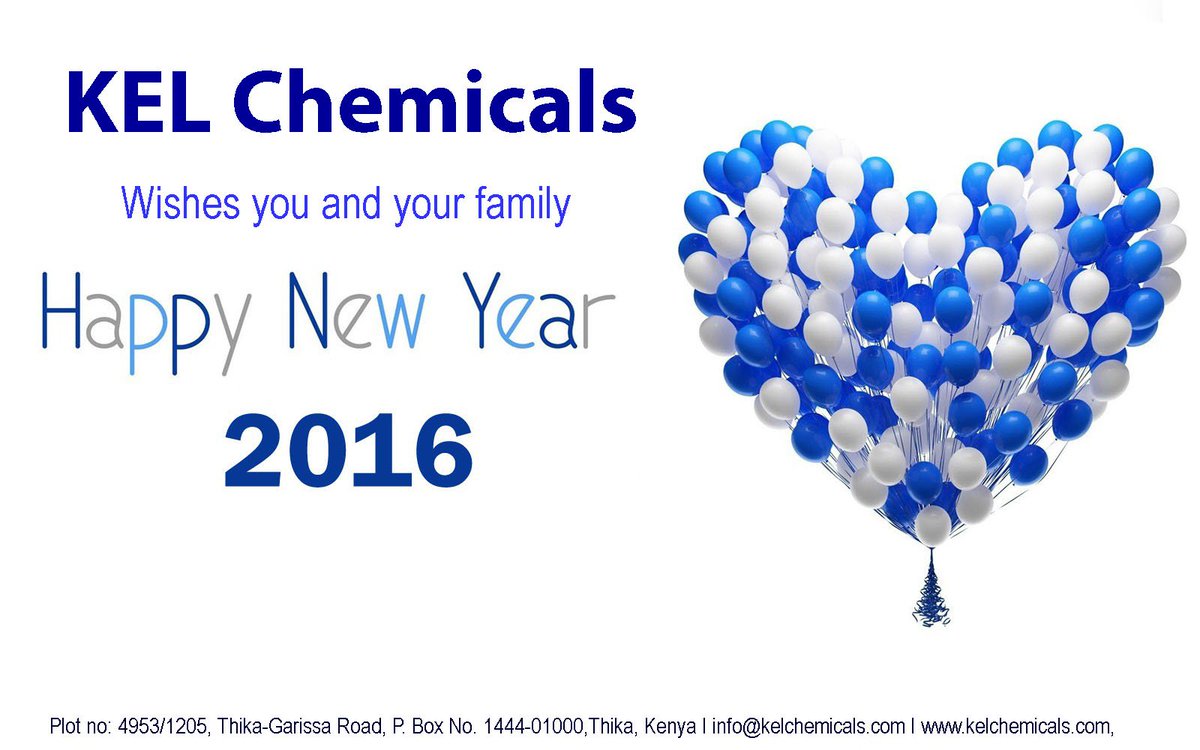 KEL Chemicals wishing you & your family a happy, prosperous and peaceful new year. Happy New Year 2016!!!