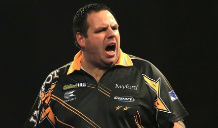 The Two-Time World Champion <a href="/jackpot180/">Adrian Lewis</a> is back in action tonight vs Peter Wright C'mon Jackpot! ⭐️⭐️ #TeamLewis