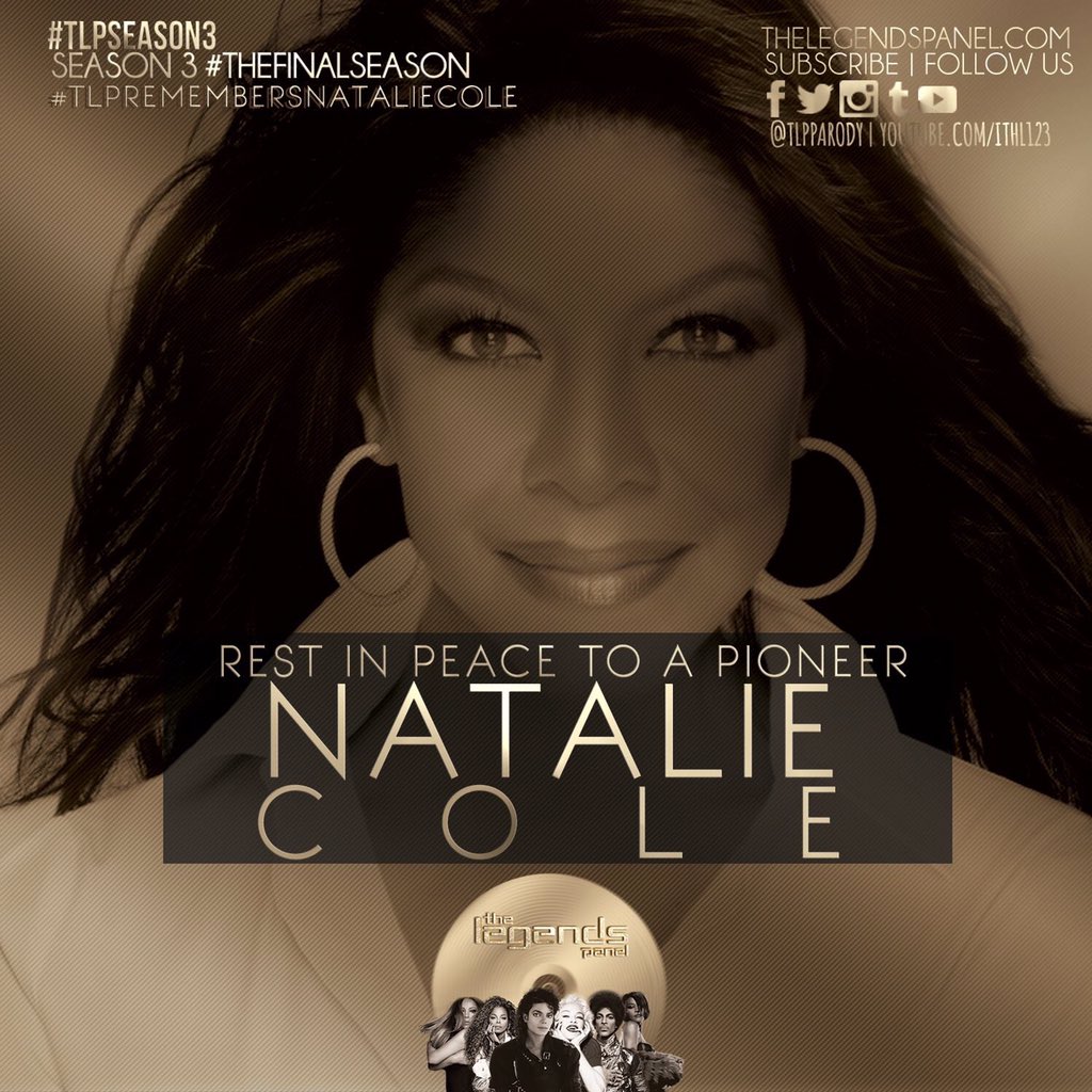 TLPParody's tweet image. It comes with great sadness to announce the passing of the Pioneering Legend Ms. @NatalieCole #RIPNatalieCole 💔