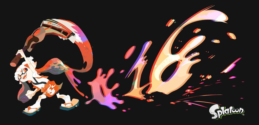 NintendoAmerica's tweet image. Here's to a Splatty New Year!