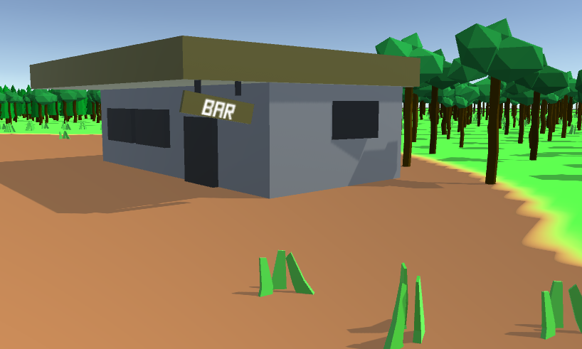 plaguedgame's tweet photo. What do you think of the bar? We're adding many more buildings and working on a second map! #indiedev #gamedev https://t.co/QaB7Z2Ushq