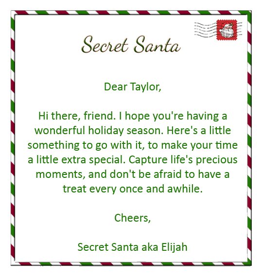 PanemsSanta's tweet image. #PanemsSecretSanta Dear @TaylorClyro, this gift seems to have gotten lost in the whirlwind of Christmas!