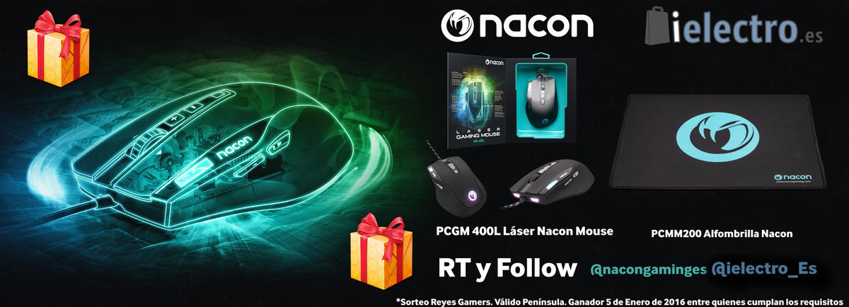NacongamingES's tweet photo. [#Sorteo de Reyes #nacongamersenIELECTROES] RT y Follow @Nacongaminges y @ielectro_es  https://t.co/fwoniLOr6S https://t.co/F6MiE6sqv5