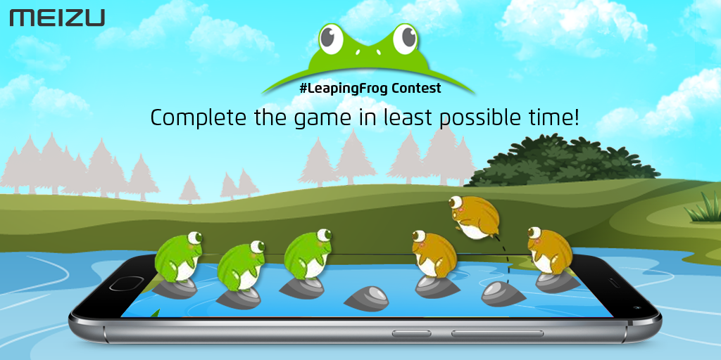 Meizu_India's tweet photo. Your lowest time score could win you #Meizum2 in #LeapingFrogContest!
Share screenshots https://t.co/IPnq8cJq9d https://t.co/SQxjbOcKF3