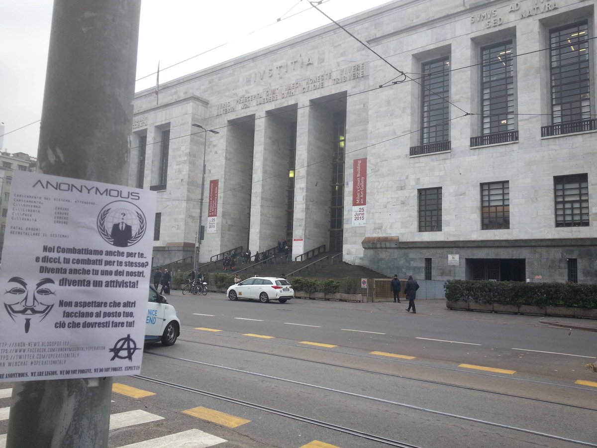 OpPaperstormITA's tweet photo. Voi ce le mandate, noi le pubblichiamo! 
#Anonymous #OpPaperstormITA #iustitia https://t.co/wXULDgp7vt
