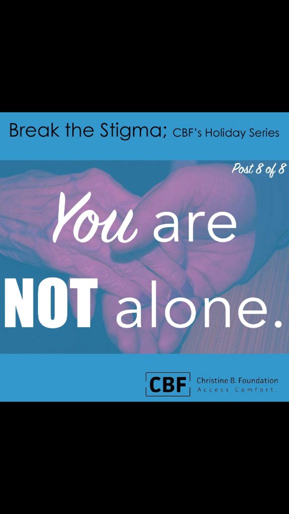 CBF's last post of our cancer series regarding #cancerstigma and #cancersupport --Thanks for following