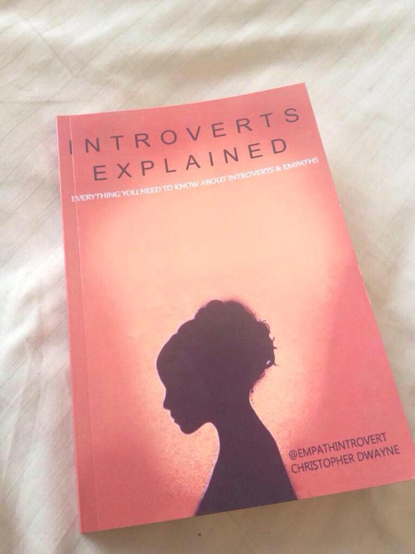 empathintrovert's tweet image. Introverts did you know #IntrovertsExplained was a book? want a copy today? Text &quot;Introvert&quot; to 6787395474 now!