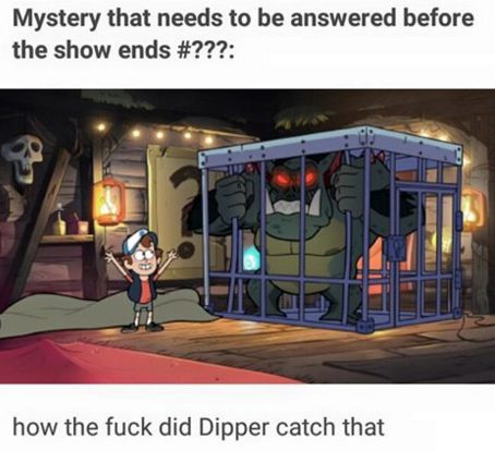 SparklesNPigs's tweet photo. #MysteriesNeededToBeSolved before #GravityFinale https://t.co/MEW7F7hteB