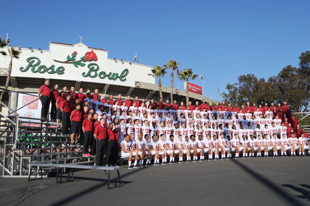 RT if you love this team. #GoStanford #RoseBowl