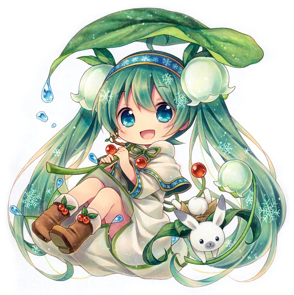 tamamoebot's tweet photo. [Moe bot][#20130] There'd be world peace if everyone had a chibi Miku [#vocaloid] https://t.co/kgMVe3raKV
