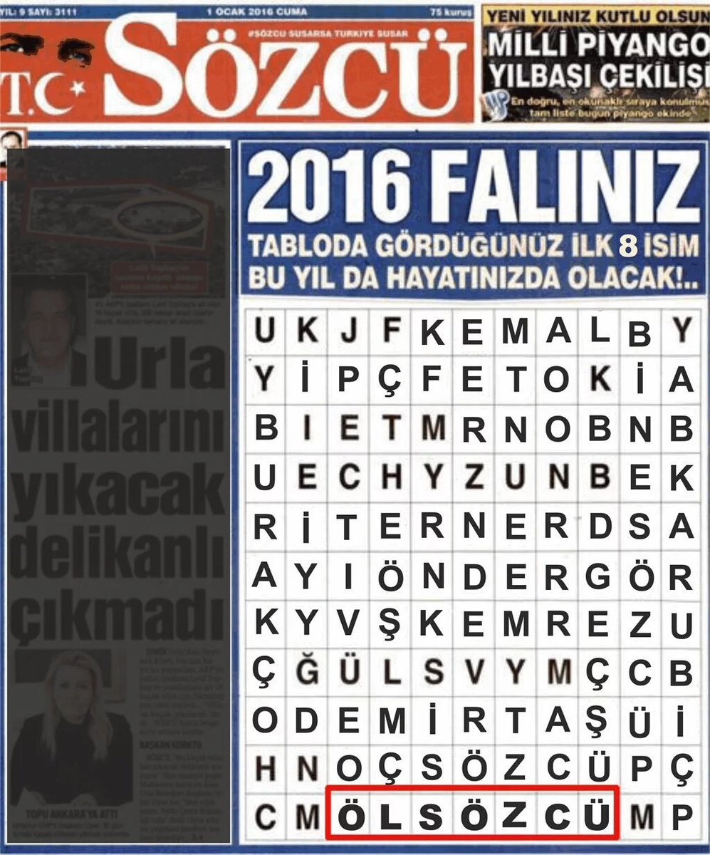 Markette tuvalet kağıdı kalmadığında,onun yerine kullanabileceğiniz bir paçavra.

#ÖlSözcü