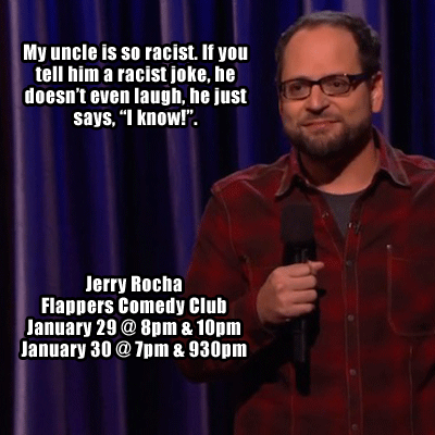 FlappersComedy's tweet photo. @rochacomedy Jan 29th and 30th!
Link to tix: https://t.co/4KVuUebqAC
#takethatrealdad #comedy #standuprevolution https://t.co/g9b2fVo6sK
