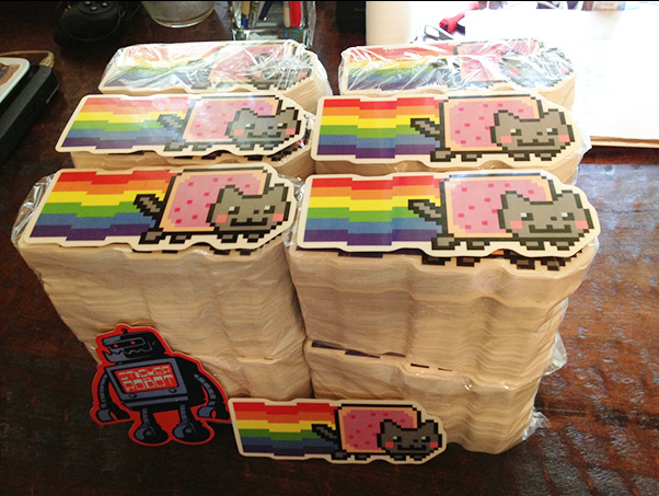 CrystalcryMoon's tweet photo. PHOTO: HOLY #NYAN RAINBOWS!! STICKER INVASION!
Image Source: https://t.co/UxPiPM2v9A โฆ
#StickerInvasion #Cat #viral https://t.co/sQPlv674V8