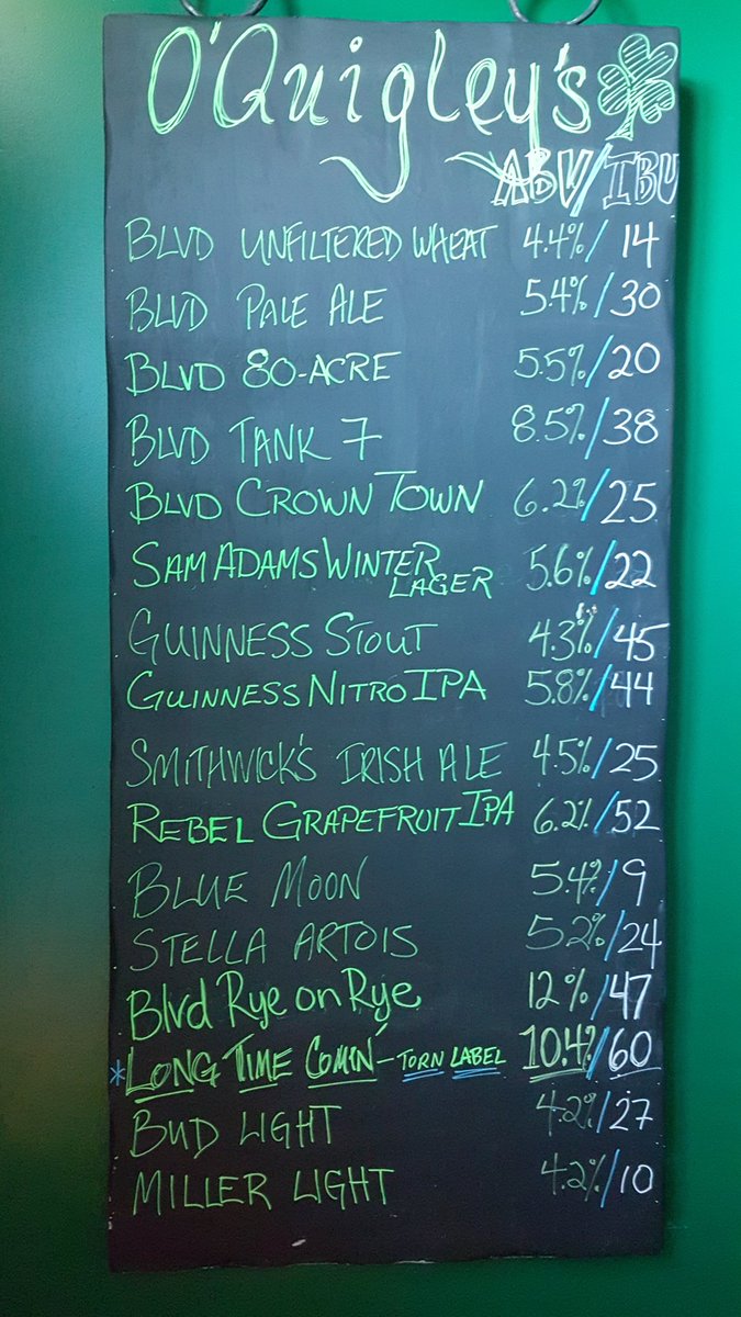 PaddyOQuigleys's tweet photo. What's on tap for the new year? #GuinnessNitroIPA #CrownTown #WinterLager #TornLabel https://t.co/NJbXDc4AtM