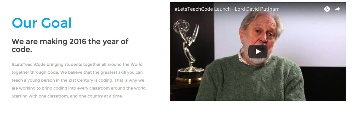 TheHarryMcC's tweet photo. Delighted to launch #LetsTeachCode Visit https://t.co/Yoncl2ejVP to sign up &amp; hear from the amazing @DPuttnam Pls RT https://t.co/WfMyvotfdr