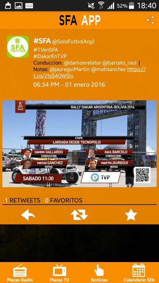 TribunaDeporOK's tweet image. Les presentamos nuestra app. #SFAapp donde pueden encontrar, de manera organizada placas de radio y tv, y noticias