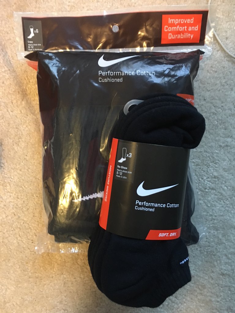 GavynBridges's tweet photo. My New Years resolution is to not lose any of these socks by years end. #challenginggoals #nothappening https://t.co/sWpBnqdAI0