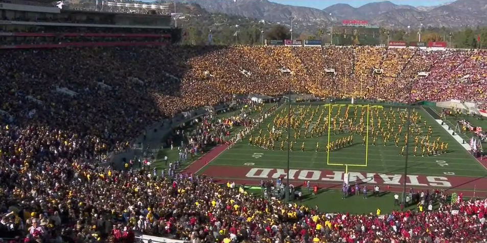 ESPNCFB's tweet image. Nothing else like it. #RoseBowl