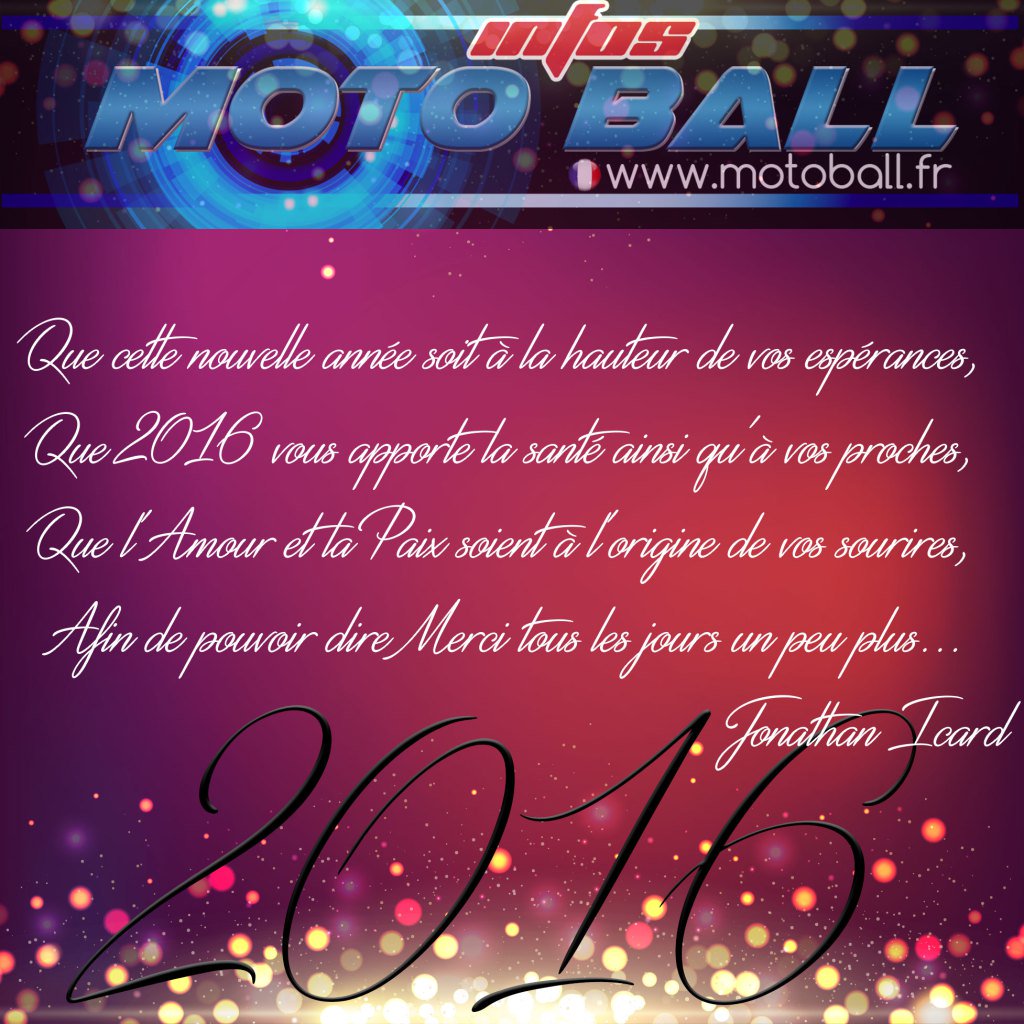 Vœux 2016 motoball.fr/voeux-2016