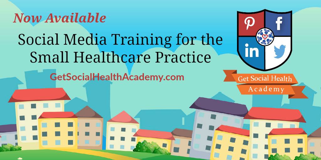 GetSocialHealth's tweet photo. #SocialMedia Training for the small #healthcare practice - just launched! https://t.co/sS5FVehvkI  #hcsm https://t.co/zPUR4F1YVc