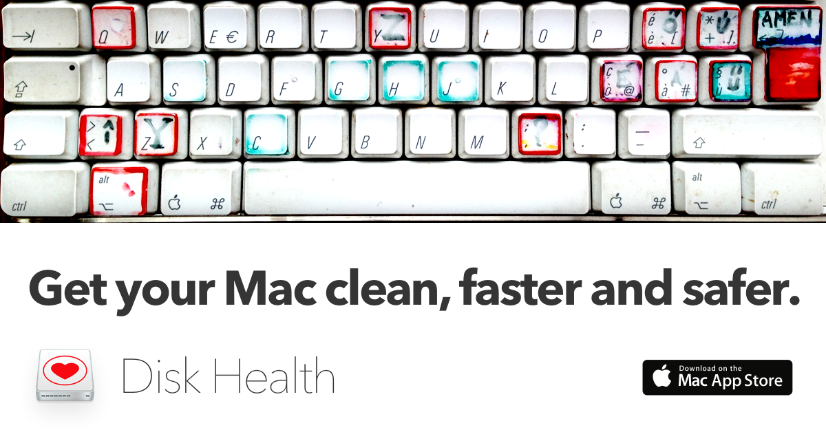 diskhealth's tweet photo. clean your #Mac
Disk Health is free until 4 January
#HappyNewYear https://t.co/PkyCYdOM3X
