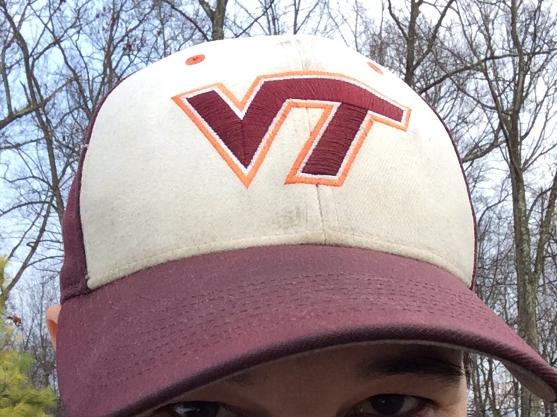 Hokie20's tweet photo. Changing it up in 2016 – Haven’t worn a solid maroon VT hat in over 8 yrs. My mom will be happy! #DirtyHat #Hokies https://t.co/TWXZD2k2XH
