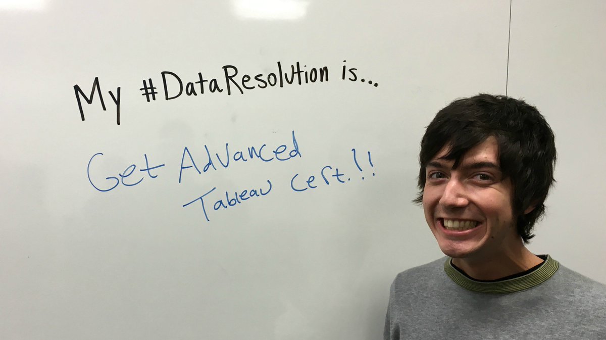 TableauCareers's tweet image. Who else wants to get their certification in 2016? #DataResolution
