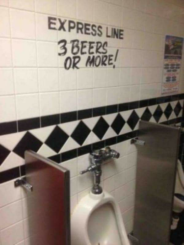 chiefplan1's tweet photo. #2016NewTechnology

the urinal express lane for three beers or more https://t.co/9mcw9GkiAp