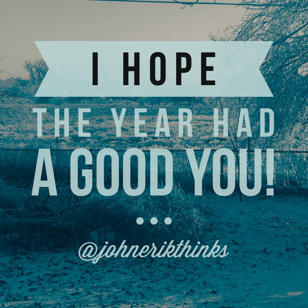 rhondabaze's tweet photo. I hope the year had a good you! @johnerikthinks #100DayAdventure #adventureteam #NewYearsDay #ItWorksAdventure https://t.co/b9LYsNGE2B